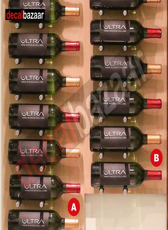 Decalbazaar A to Z Alphabet Round Letter Labels (Set 2), Vinyl Glossy Finish, 2 Inch, Red, Indoor Outdoor Use - Image 5